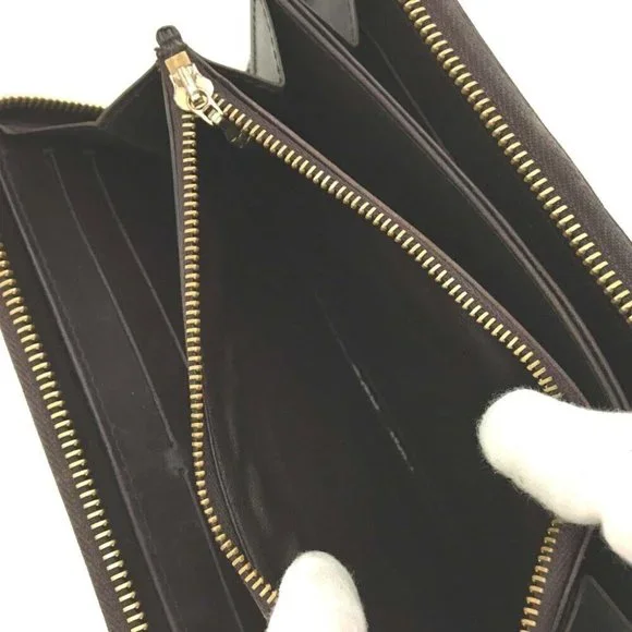 Louis Vuitton Wallet Long Patent Zippy Zip Around Enamel Leather Verni - Picture 7 of 8